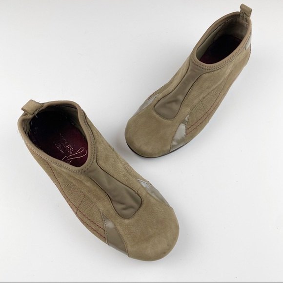 AEROSOLES Shoes Aerosole Legend Brown Leather Slip On Shoes Size 7